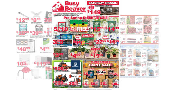 Busy Beaver Weekly Ad (2/28/24 - 3/12/24) Preview!