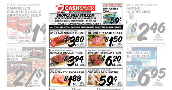 Cash Saver Ad (2/28/24 - 3/5/24) Weekly Ad Preview