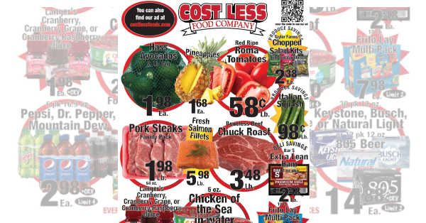 Cost Less Weekly Ad (2/21/24 – 2/27/24) CostLess Food Ad