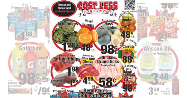 Cost Less Weekly Ad (2/28/24 – 3/5/24) CostLess Food Ad