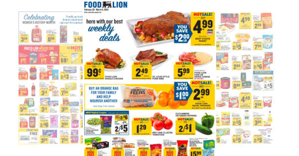 Food Lion Weekly Ad (2/28/24 - 3/5/24)