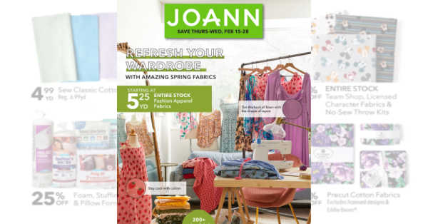 JoAnn Weekly Ad (2/15/24 - 2/28/24) Early Preview