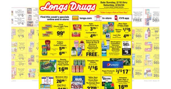 Longs Drugs Weekly Ad (2/18/24 - 2/24/24)