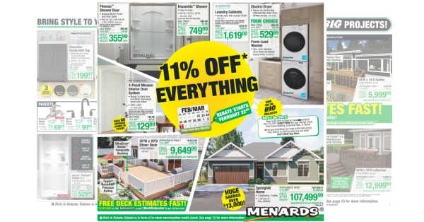 Menards Weekly Ad (2/22/24 - 3/3/24)