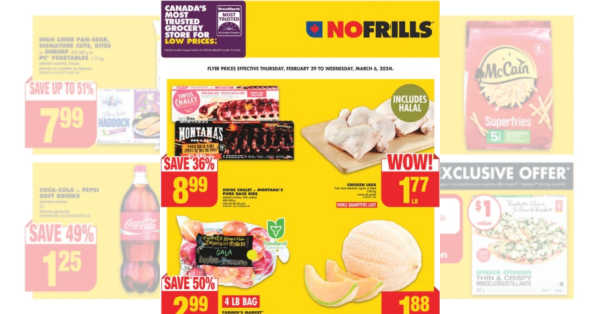 No Frills Weekly Flyer (February 29 to March 6, 2024) Early Preview
