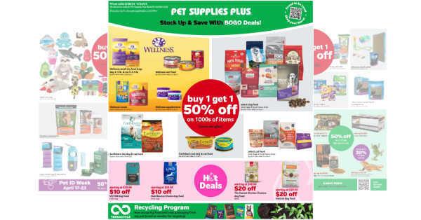 Pet Supplies Plus Ad (3/28/24 - 4/24/24) Preview!
