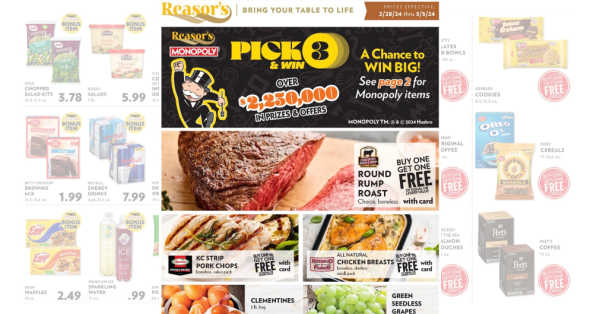 Reasor's Ad (2/28/24 – 3/5/24) Weekly Ad Preview