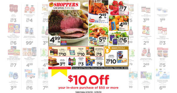 Shoppers Weekly Ad (2/22/24 - 2/28/24) Early Shoppers Ad Preview