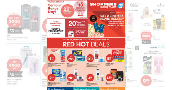 Shoppers Drug Mart Weekly Flyer (February 24 to 29, 2024) Preview