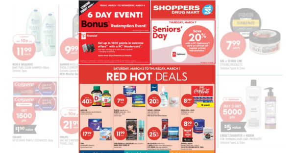 Shoppers Drug Mart Weekly Flyer (March 2 to 7, 2024) Preview