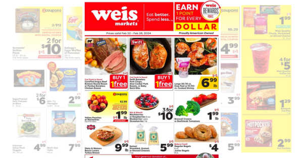 Weis Ad (2/22/24 - 2/28/24) Weekly Ad Preview