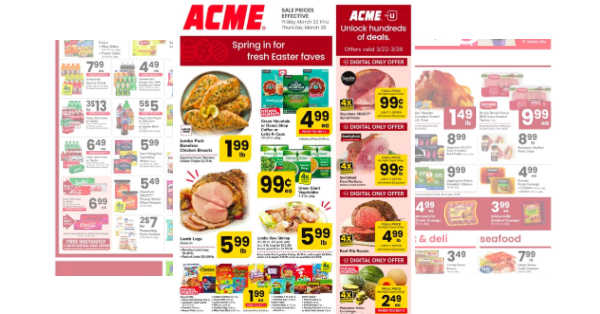Acme Weekly Ad (3/22/24 - 3/28/24) Early Preview