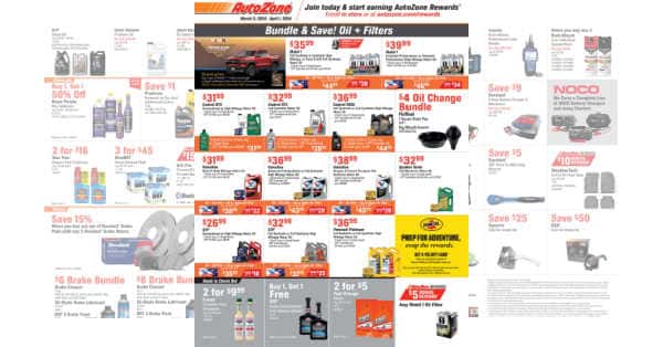 AutoZone Weekly Ad (3/5/24 - 4/1/24)