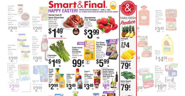 Smart and Final Weekly Ad (3/27/24 – 4/2/24) Preview!