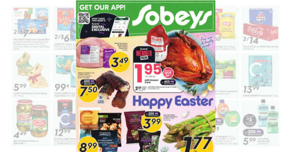 Sobeys Weekly Flyer (March 28 to April 3, 2024) Early Preview