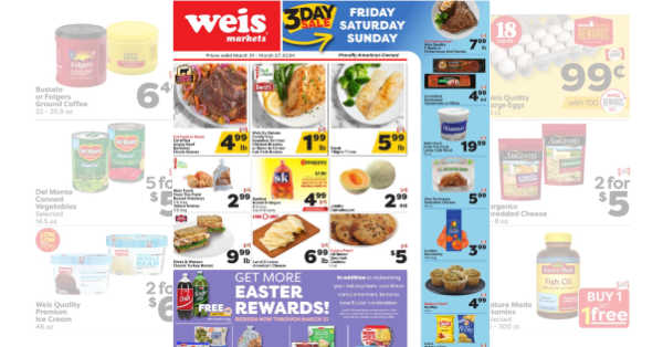 Weis Ad (3/21/24 - 3/27/24) Weekly Ad Preview