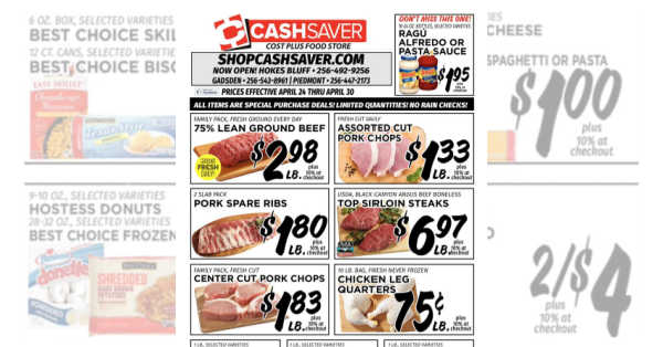 Cash Saver Ad (4/24/24 - 4/30/24) Weekly Ad Preview