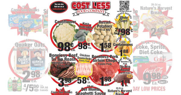 Cost Less Weekly Ad (4/17/24 – 4/23/24) CostLess Food Ad