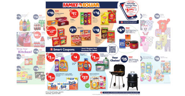 Family Dollar Weekly (4/14/24 - 4/20/24) Ad Preview