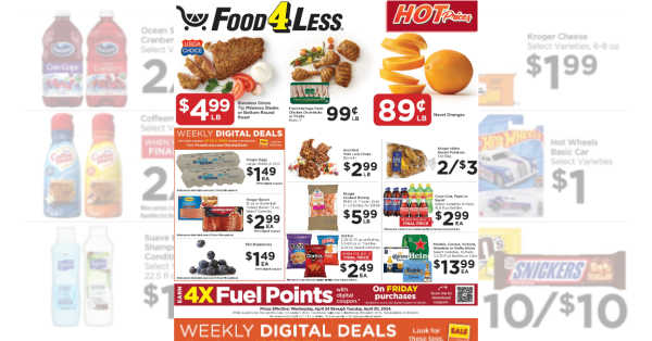 Food 4 Less Weekly (4/24/24 – 4/30/24) Ad Preview!
