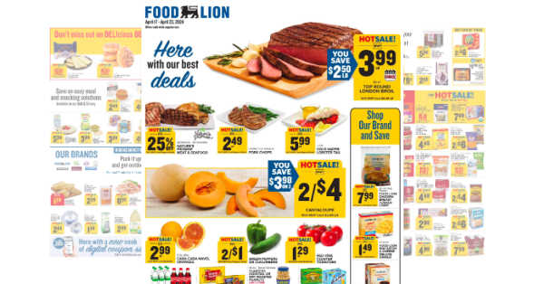 Food Lion Weekly Ad (4/17/24 - 4/23/24)