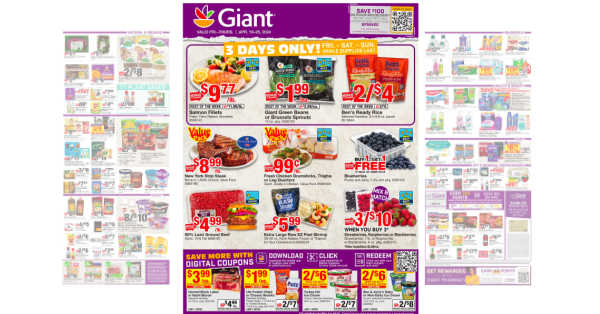 Giant Weekly Ad (4/19/24 - 4/25/24)
