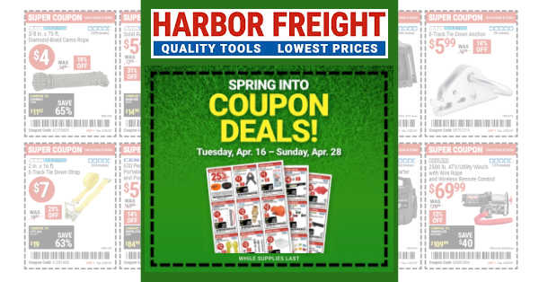 Harbor Freight Weekly Ad (4/16/24 – 4/28/24) Flyer!