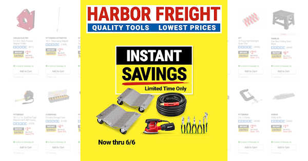 Harbor Freight Weekly Ad (4/17/24 – 6/6/24) Flyer!