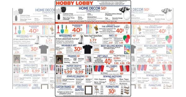 Hobby Lobby Weekly Ad (4/21/24 - 4/27/24)