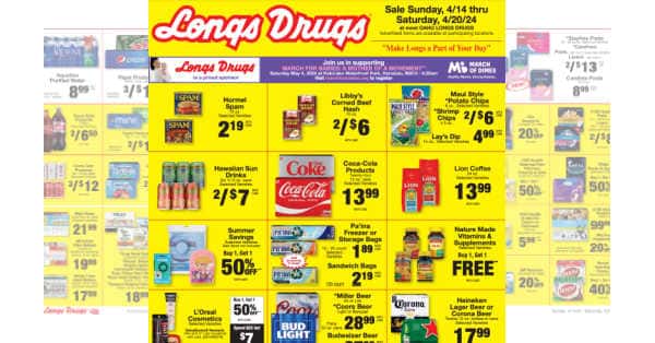 Longs Drugs Weekly Ad (4/14/24 - 4/20/24)