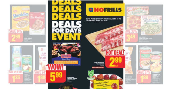 No Frills Weekly Flyer (April 18 to 24, 2024) Early Preview