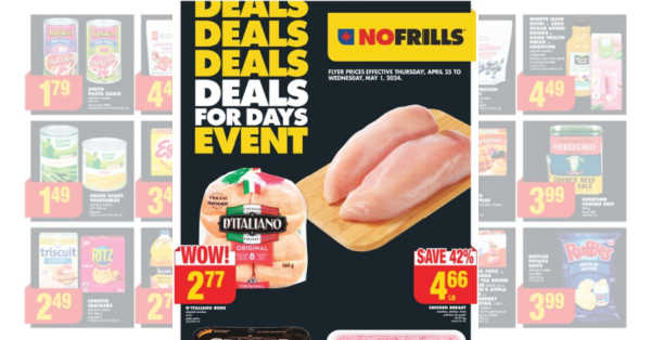 No Frills Weekly Flyer (April 25 to May 1, 2024) Early Preview