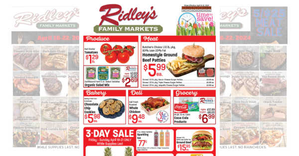 Ridley's Ad (4/16/24 - 4/22/24) Weekly Ad Preview