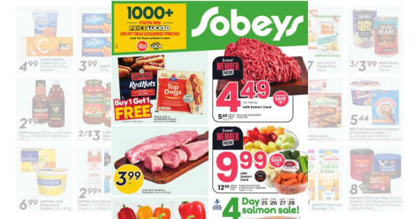 Sobeys Weekly Flyer (April 25 to May 1, 2024) Early Preview