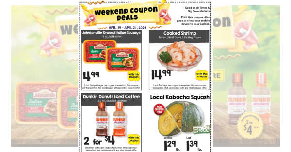 Times Supermarkets Weekly (4/19/24 – 4/21/24) Ad Preview