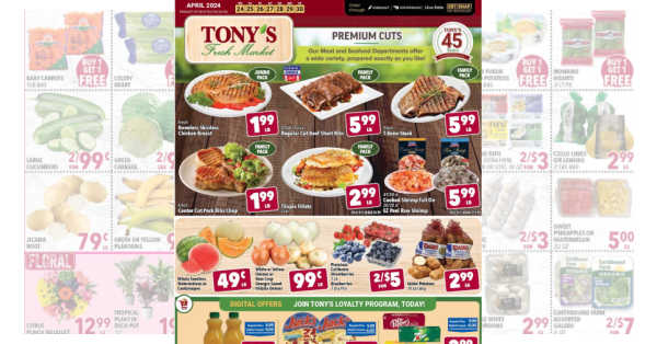 Tony's Fresh Market Weekly Ad (4/24/24 – 4/30/24) Preview