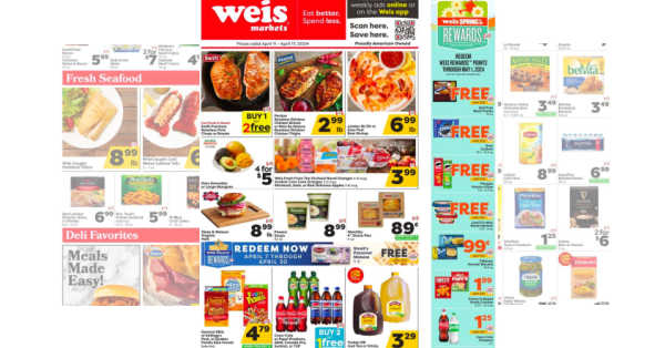 Weis Weekly Ad (4/11/24 - 4/17/24) Early Flyer Preview