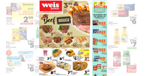 Weis Ad (4/18/24 - 4/24/24) Weekly Ad Preview