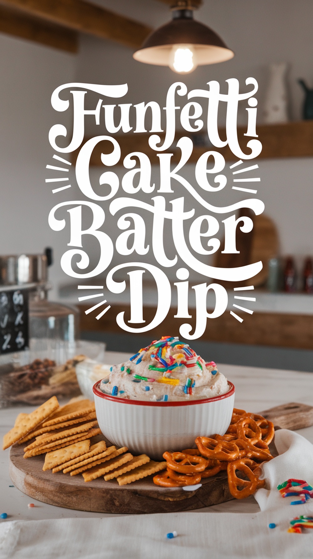 Funfetti Cake Batter Dip - Sweet Dips