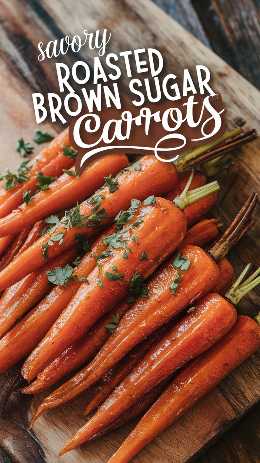 Savory Roasted Brown Sugar Carrots