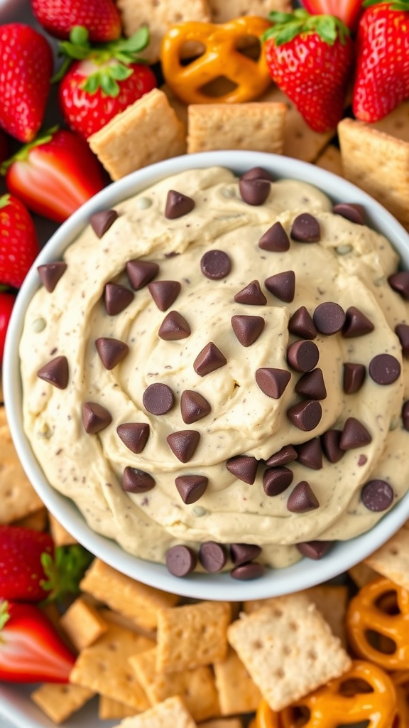 Decadent Chocolate Chip Cookie Dough Dip Recipe Chocolate Chip Cookie Dough Dip