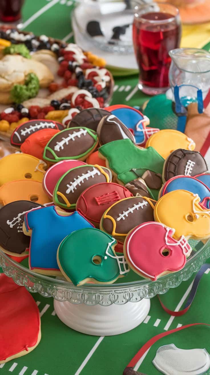 Super Bowl Cookies for the big game