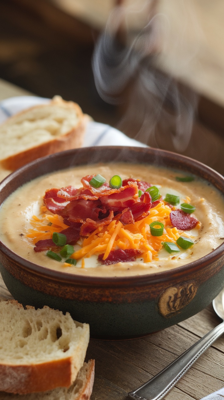 Cheddar Potato Soup