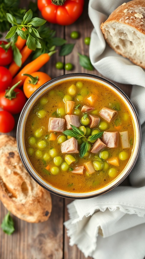 split pea and ham soup