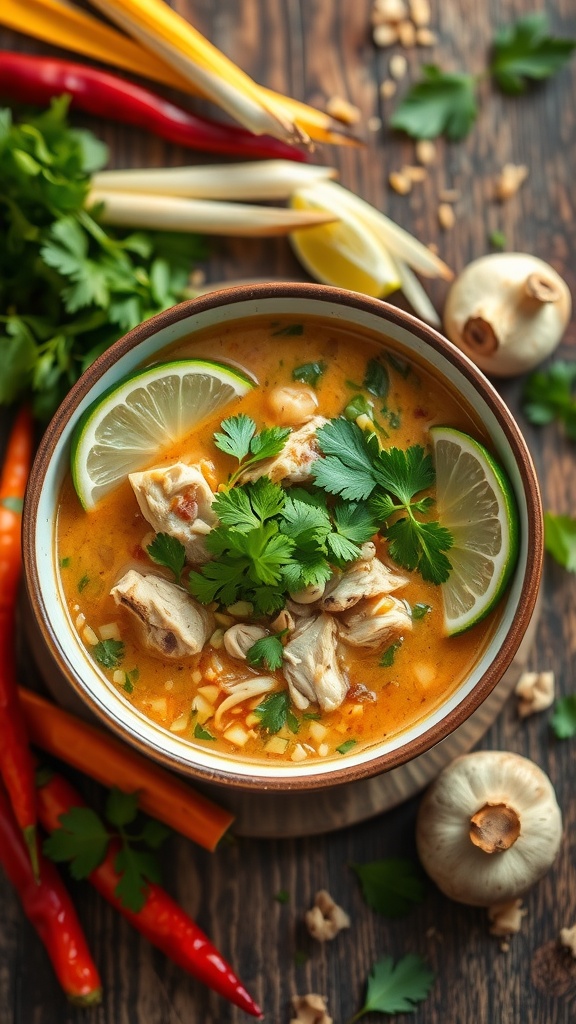 thai coconut chicken soup