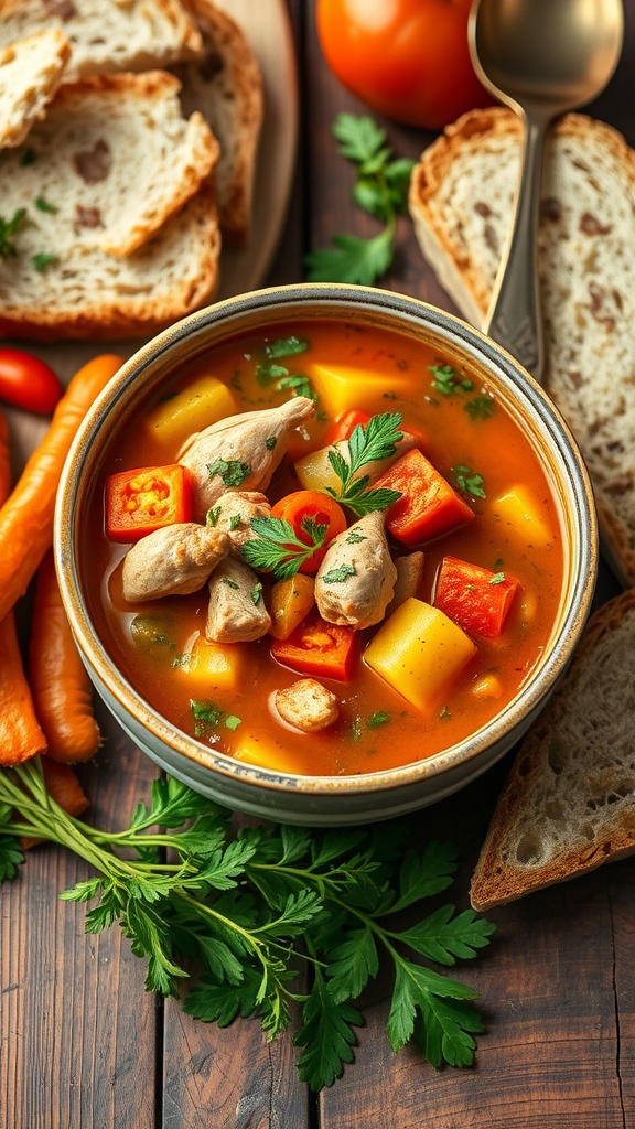 turkey and vegetable soup