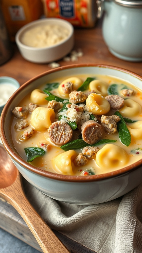 sausage tortellini soup